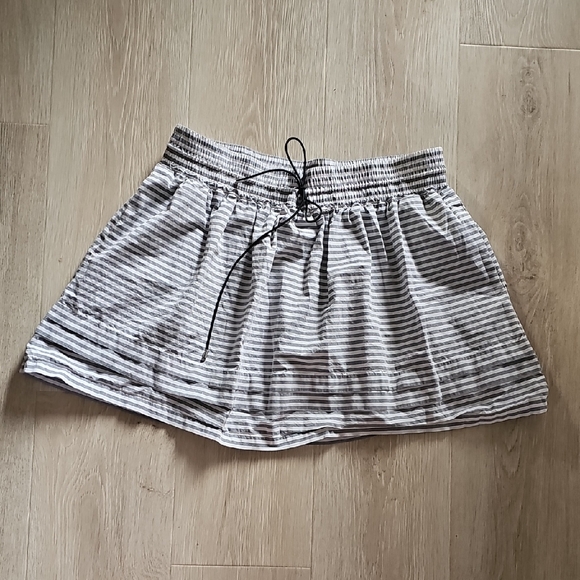 kate spade Dresses & Skirts - Kate Spade Gray and White Striped Skirt